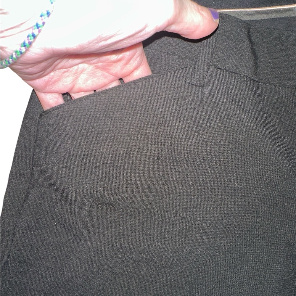 Gap Classic Black Wide-Leg Women’s Pants - Picture 3 of 9